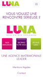 Mobile Screenshot of luna-france.com